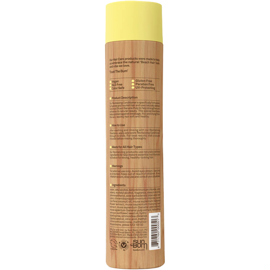 2026 Sun Bum Revitalizing Hair Conditioner 300ml SB32244
